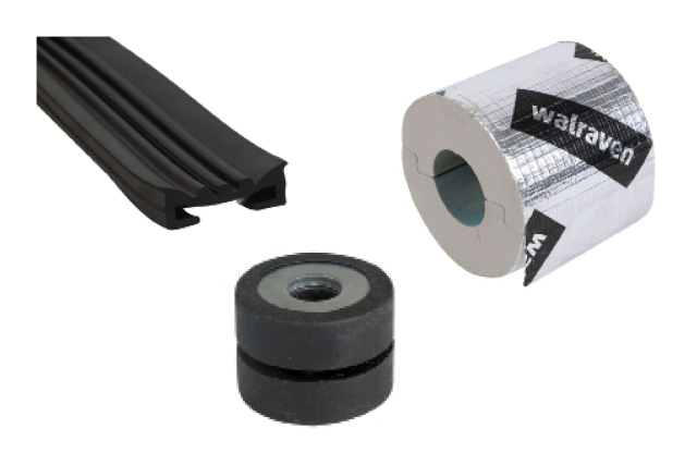 Moulding Parts, Rubber Support Inserts, Profiles